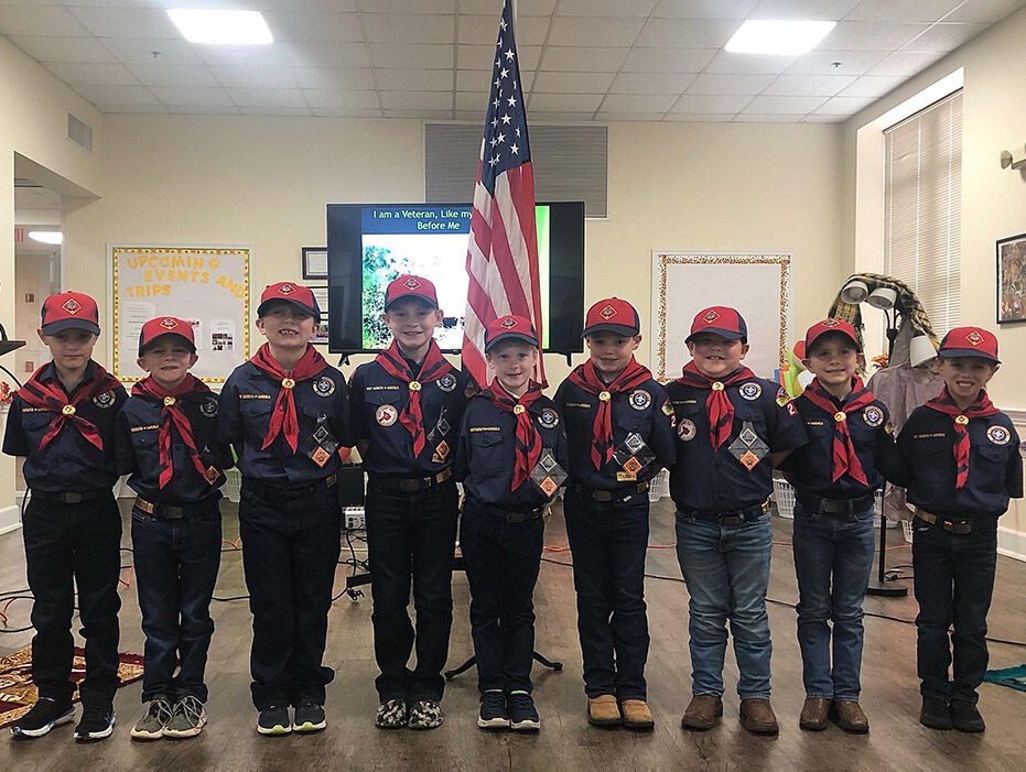 Troop 25 Presents the Flag